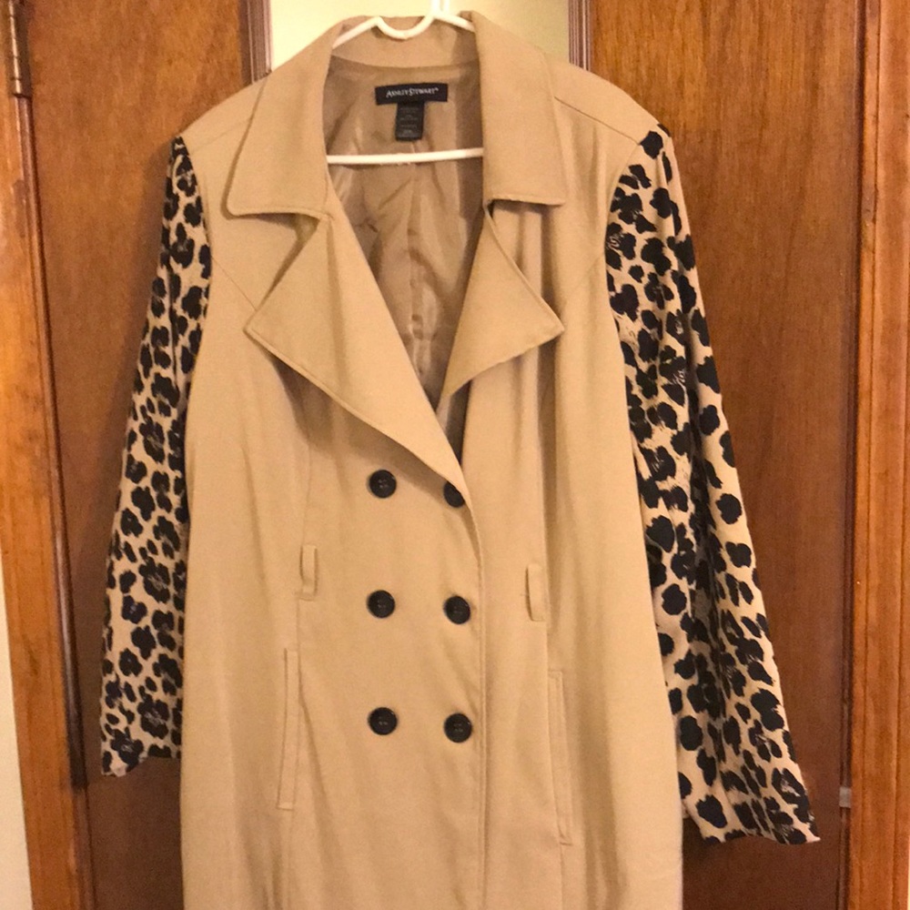 Beige trench  coat